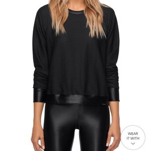 Koral Sofia Mesh long sleeve top